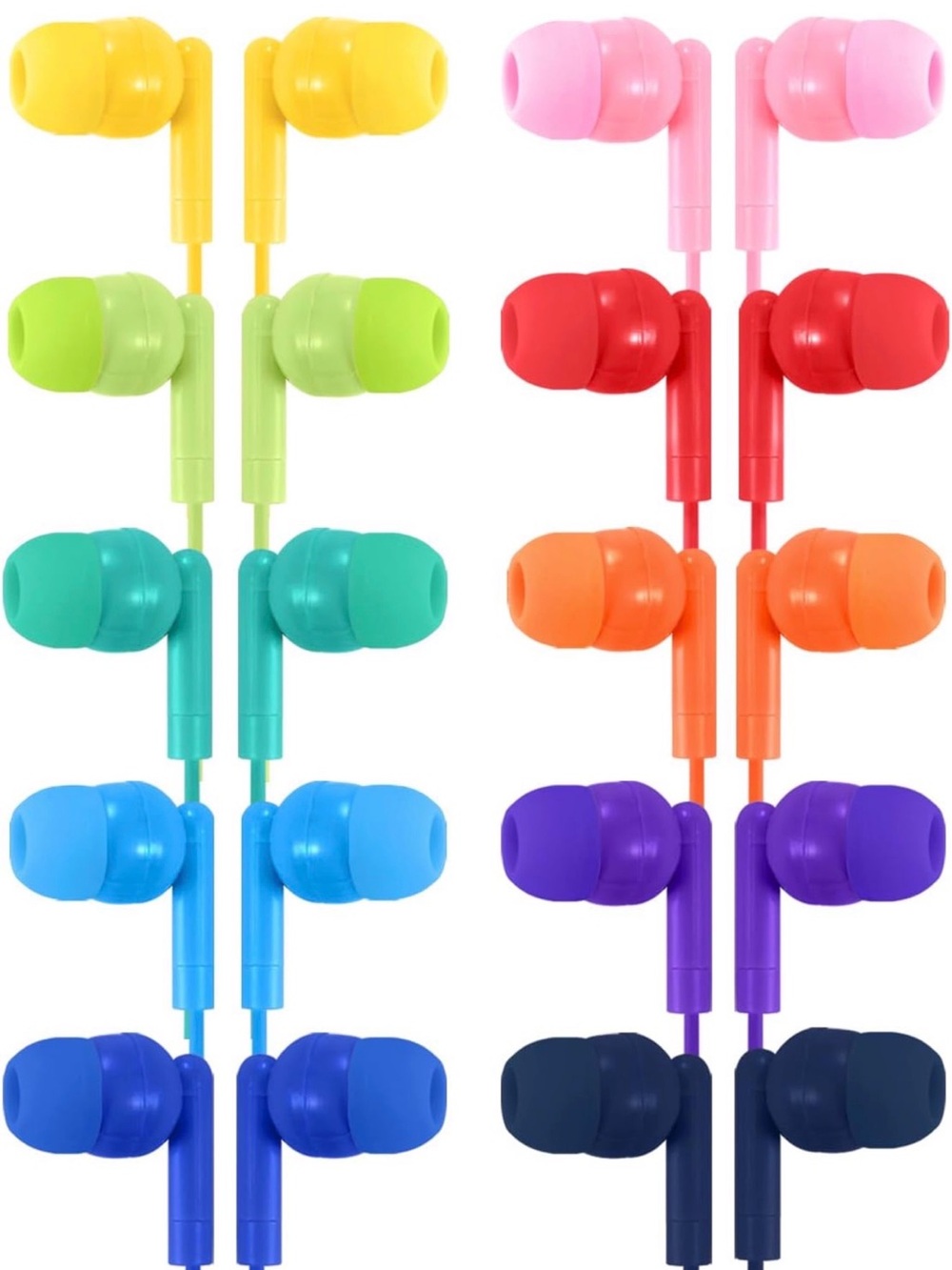 Colorful Wired In-Ear Headphones